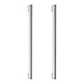 GoodHome Cabinet Bar Handle Khara 284 mm, silver, 2 pack