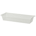 KOMPLEMENT Mesh basket with pull-out rail, white, 100x35 cm