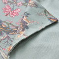 NÄSSELKLOCKA Duvet cover and 2 pillowcases, light grey-green/multicolour, 200x200/50x60 cm