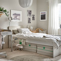 SLÄKT Headboard with cover, Vissle beige
