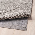 TIPHEDE Rug, flatwoven, grey, white, 155x220 cm