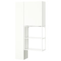 ENHET Storage combination, white, 90x32x180 cm