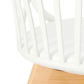 Chair with Armrests Sirena, white