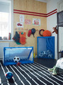 SPARKA Soft toy, football/black white
