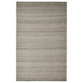 TIDTABELL Rug, flatwoven, grey, 133x195 cm