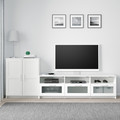 BRIMNES TV storage combination, white, 258x41x95 cm