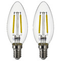 SOLHETTA LED bulb E14 250 lumen, chandelier/clear