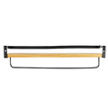 Kitchen Wall Shelf Indu, black/natural