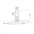VESA 75x75, 100x100 Keyboard Holder