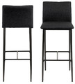 Bar Stool Demina, low, grey