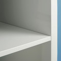 KALLAX Shelving unit with underframe, white/black, 147x164 cm