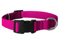 CHABA Dog Collar Adjustable Smooth 25mm/60cm, fuchsia