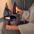 BÄSINGEN Shower shelf, anthracite, 16x29 cm