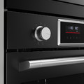 STENABY True fan oven, added steam function bake function/black IKEA 500