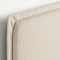 TÄRNKULLEN Upholstered bed frame, Vissle beige/Luröy, 160x200 cm