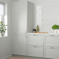LERHYTTAN Door, light grey, 60x80 cm