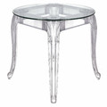 Table Ghost 80cm, transparent