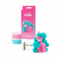 Hey Clay Air-Dry Clay Rainbow Unicorns Cloudy 3+