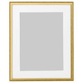 SILVERHÖJDEN Frame, gold-colour, 40x50 cm