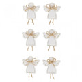 Self-Adhesive Felt Angel Decorations, 6 pcs