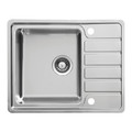 GoodHome Sink Quassia, silver