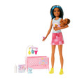 Barbie Doll And Accessories, Skipper Babysitter Crib Playset HJY34 3+