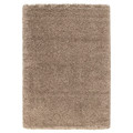 VOLLERSLEV Rug, high pile, beige, 133x195 cm