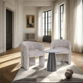 Coffee Table Soleilo 60cm, glass, round, black