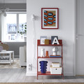 KRÖNIKÖR Open storage, red, 60x35x91 cm
