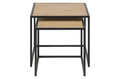 Nesting Tables Set of 2 Seaford, natural oak