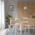 LÄKTARE Conference chair, birch veneer/white