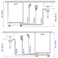 ÖSTVEDA Integrated dishwasher, IKEA 500, 60 cm