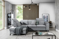 Corner Sofa-Bed Left Belavio L Grey Monolith 84