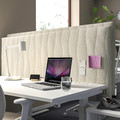 MITTZON Acoustic screen for desk, Gunnared beige, 165x72 cm