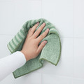 PEPPRIG Microfiber cloth, green blue/yellow, 28x28 cm