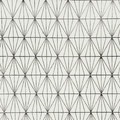 Tablecloth Geometric Dore 140x250cm, white/silver