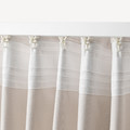 TIBAST Curtains, 1 pair, beige, 145x300 cm
