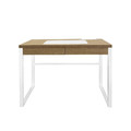 Desk Dolem Industrial, oak/white