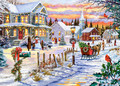 Castorland Children's Puzzle Christmas Tree Is Coming 180pcs 7+