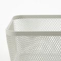 IKEA 365+ Food storage basket, metal/white, 30x20x11 cm