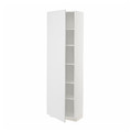 METOD High cabinet with shelves, white/Stensund white, 60x37x200 cm