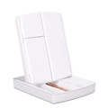 Make-up Mirror with Organizer & LED Lighting, white