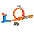 Hot Wheels Monster Trucks LOOP-AND-FLIP TROPHY CHALLENGE™ Playset JBX64 4+