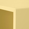 EKET Wall-mounted shelving unit, pale yellow, 35x25x35 cm