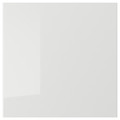 RINGHULT Door, high-gloss light grey, 40x40 cm