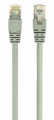 Gembird Patch Cord RJ45 Cat6A S/FTP LSHZ 0.5m, grey