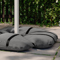 IGGÖN Sandbag for parasol base, dark grey