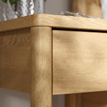 TONSTAD Bedroom furniture, set of 3, oak veneer, 140x200 cm