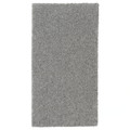 STOENSE Rug, low pile, medium grey, 80x150 cm
