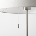 NYFORS Floor lamp, nickel-plated white
